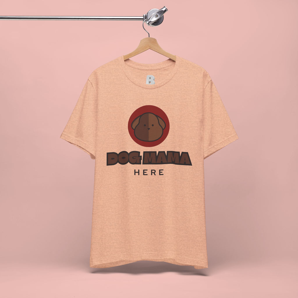 Dog Mama T-Shirt – Cute Brown Pup Graphic Tee