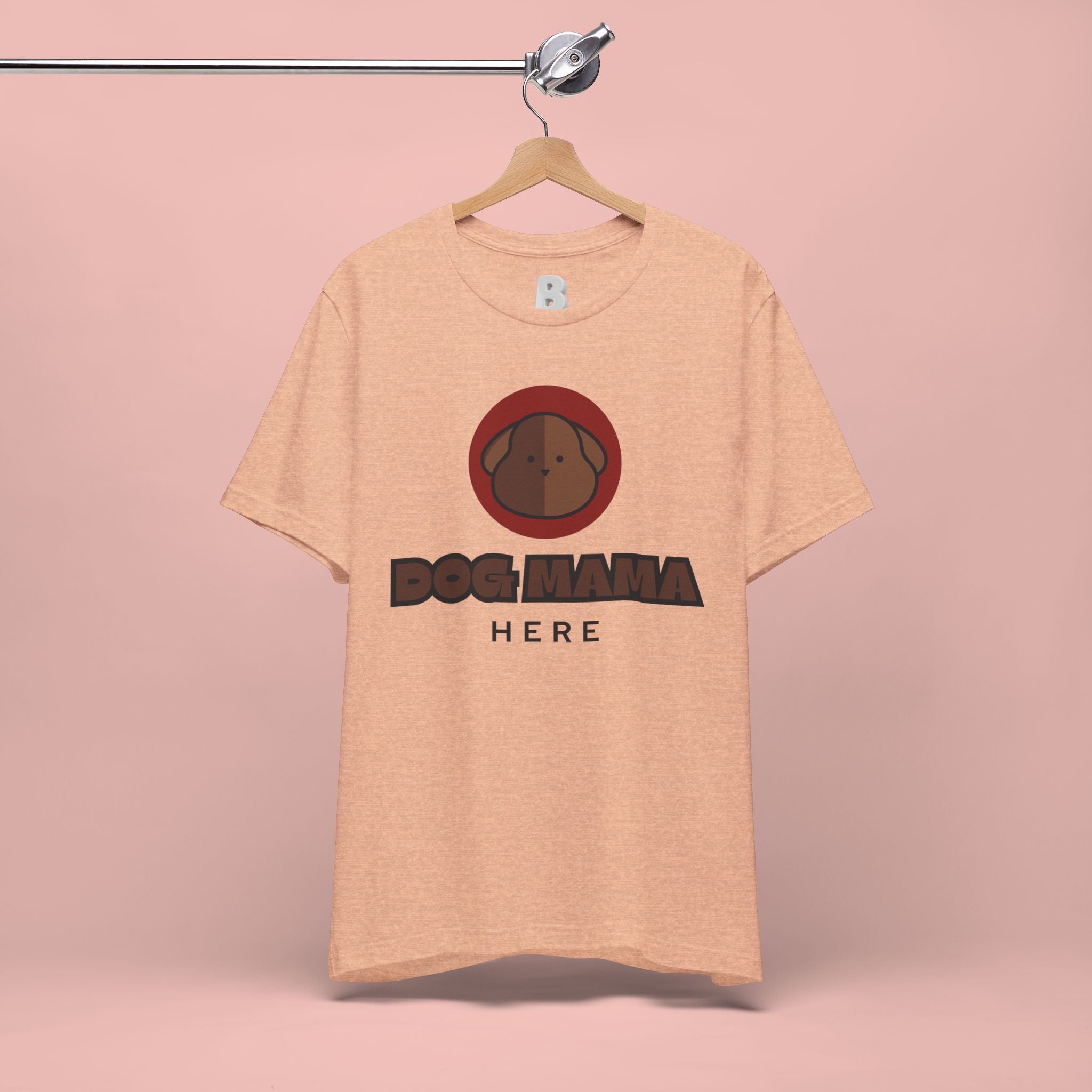 Dog Mama T-Shirt – Cute Brown Pup Graphic Tee