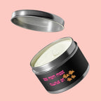 Dog Mom Mode Tin Candle — "Dog Mom Mode Always On" Scented Travel Candle