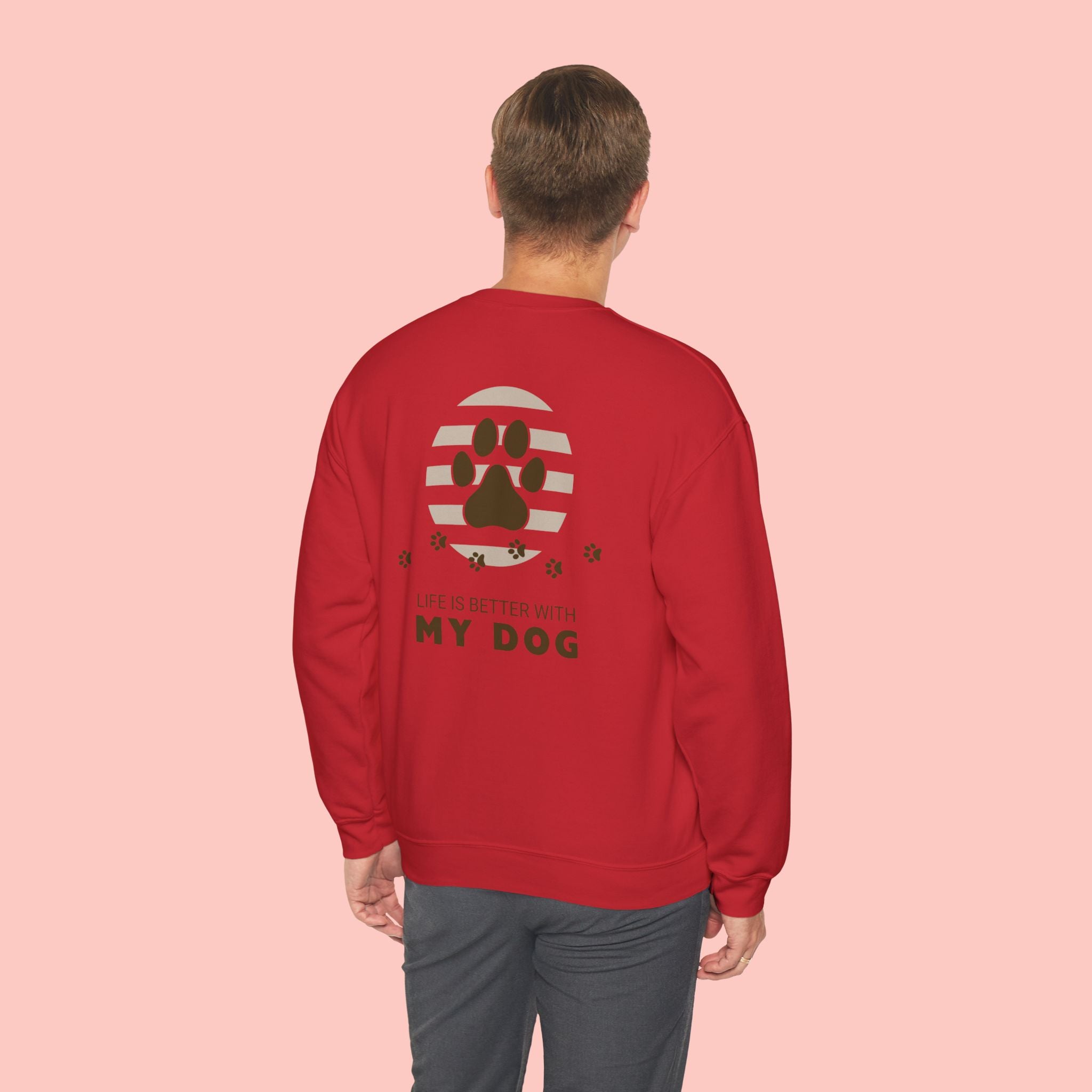 Life Is Better With My Dog Crewneck Sweatshirt