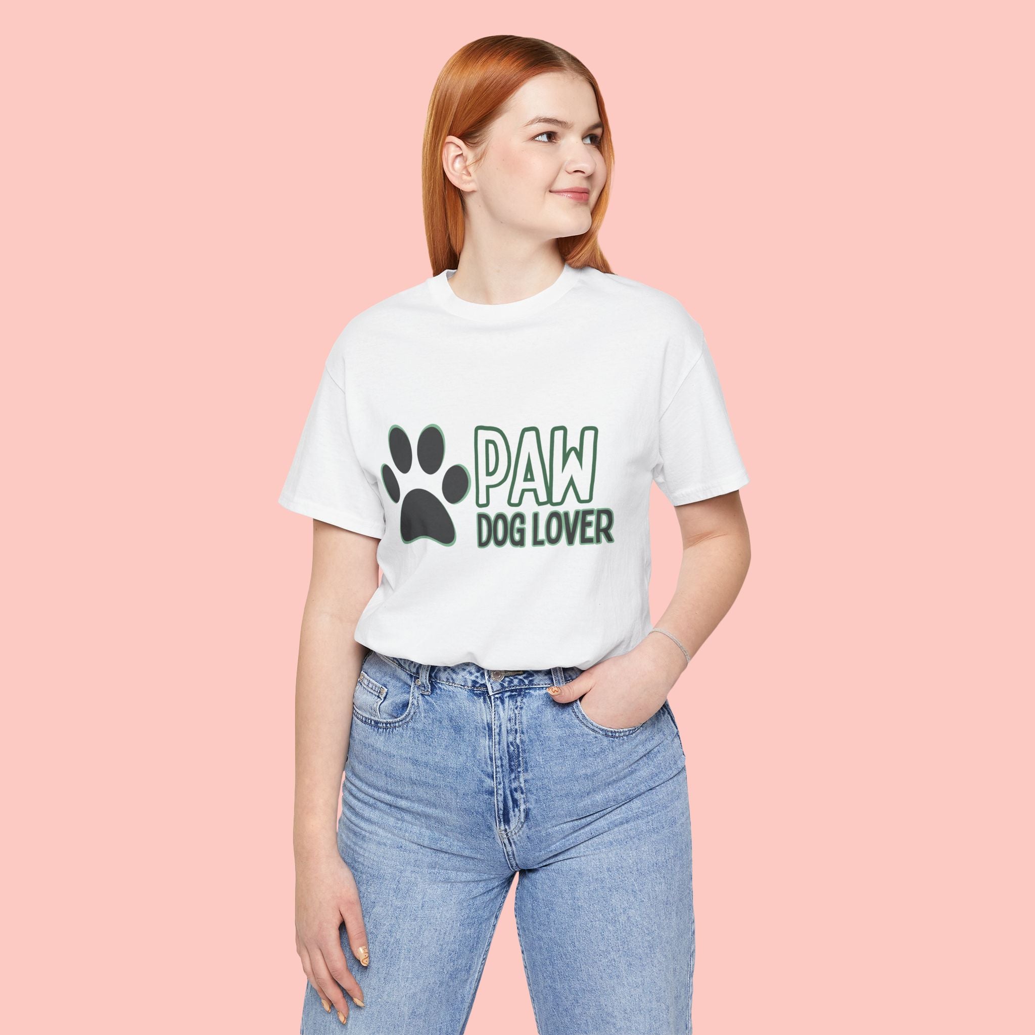 Paw Dog Lover T-Shirt — Cute Paw Print Tee for Dog Owners