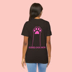Blessed Dog Mom T-Shirt — Pink Paw Graphic Dog Lover Tee