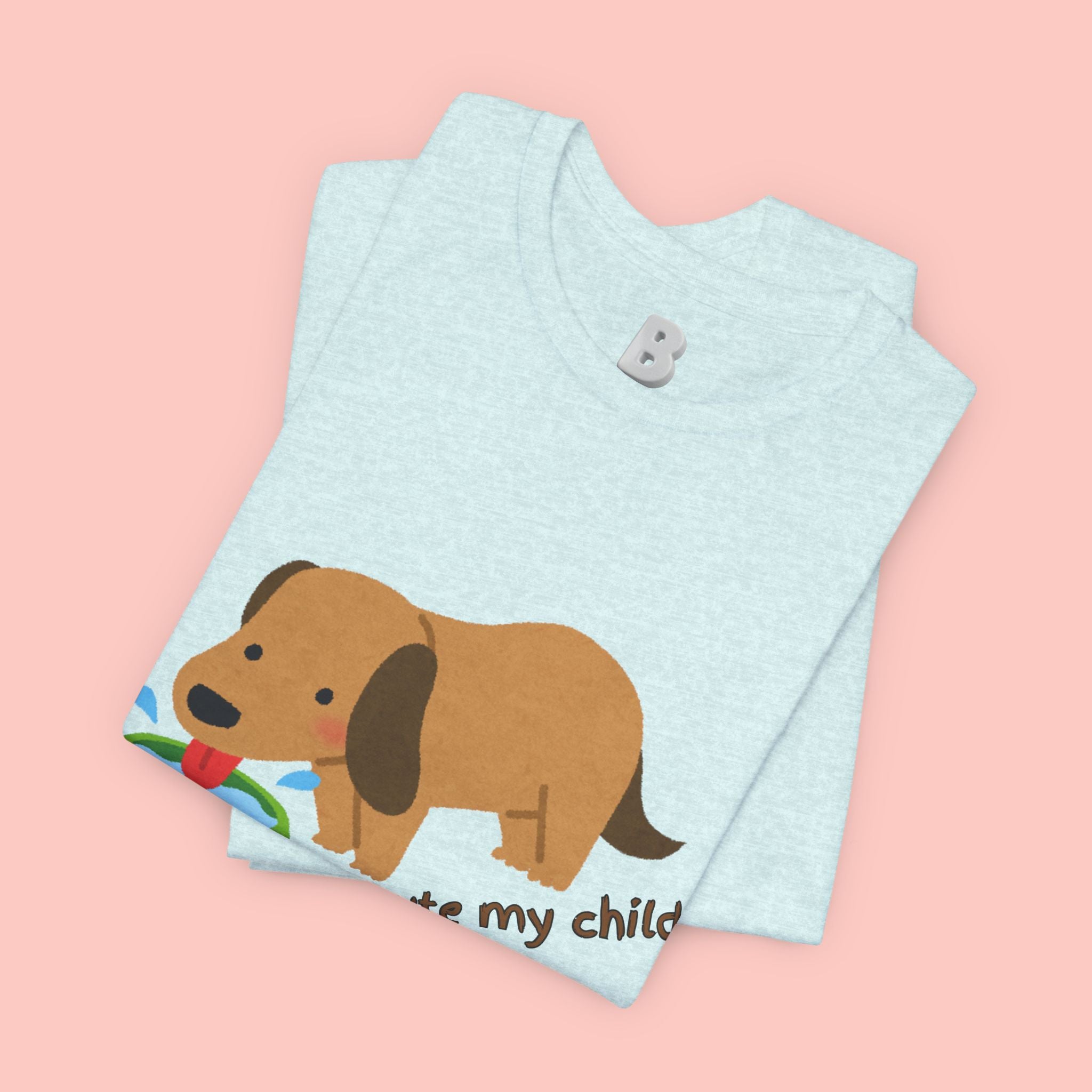 Dog T-Shirt — Cute Dachshund "how cute my child" Graphic Tee
