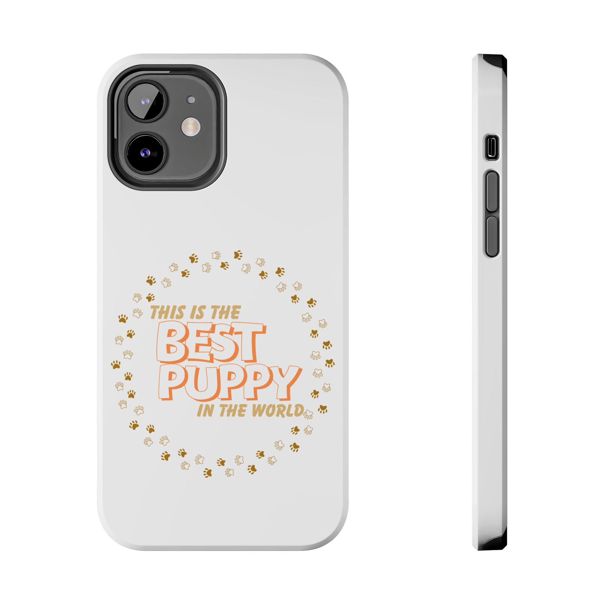 Best Puppy Phone Case — Cute Paw Print Tough Phone Case