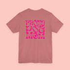 Proud Dog Mom T-Shirt — Retro Pink Graphic Tee for Pet Lovers