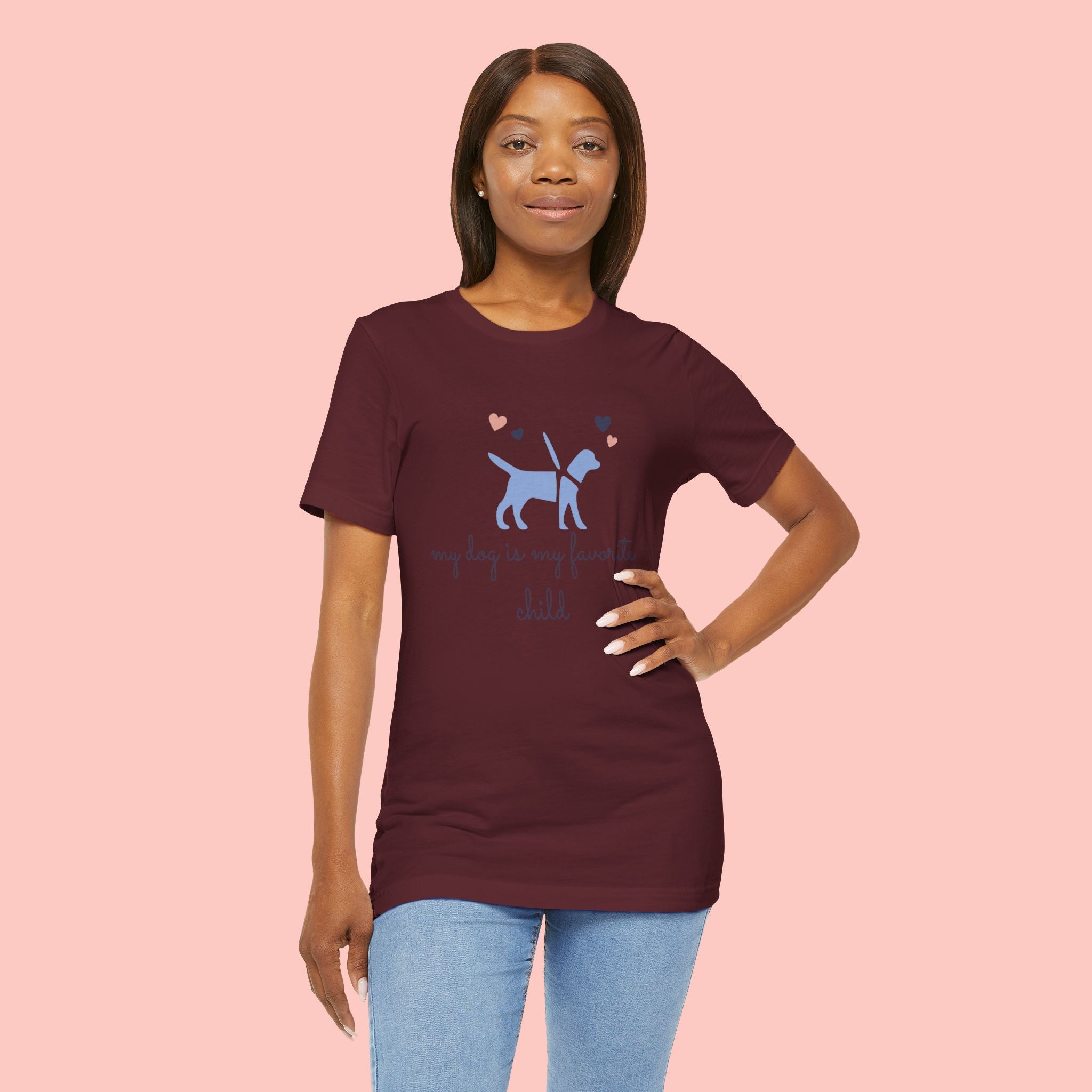Dog Lover T‑Shirt — "My Dog Is My Favorite Child" Cute Puppy Graphic Tee