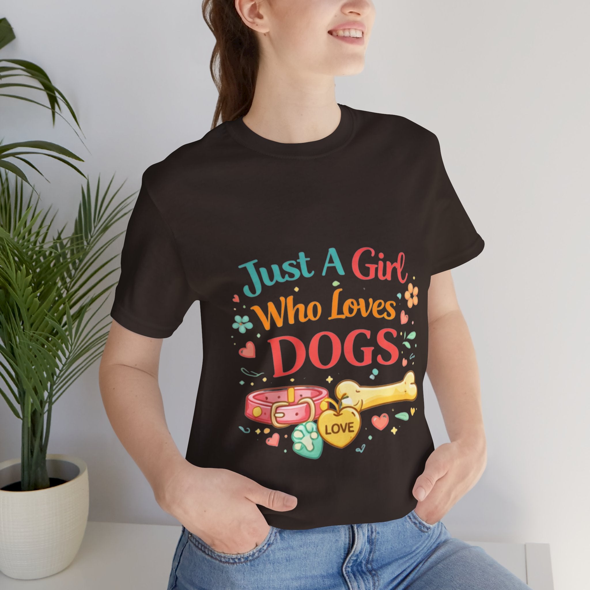 Just A Girl Who Loves Dogs T-Shirt