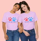 I Am Not Single I Have Dog T-Shirt — Cute Paw Print Dog Lover Tee