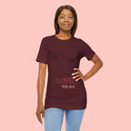 Lovely Dog Mom T-Shirt — Vintage Sketch Dog Graphic Tee