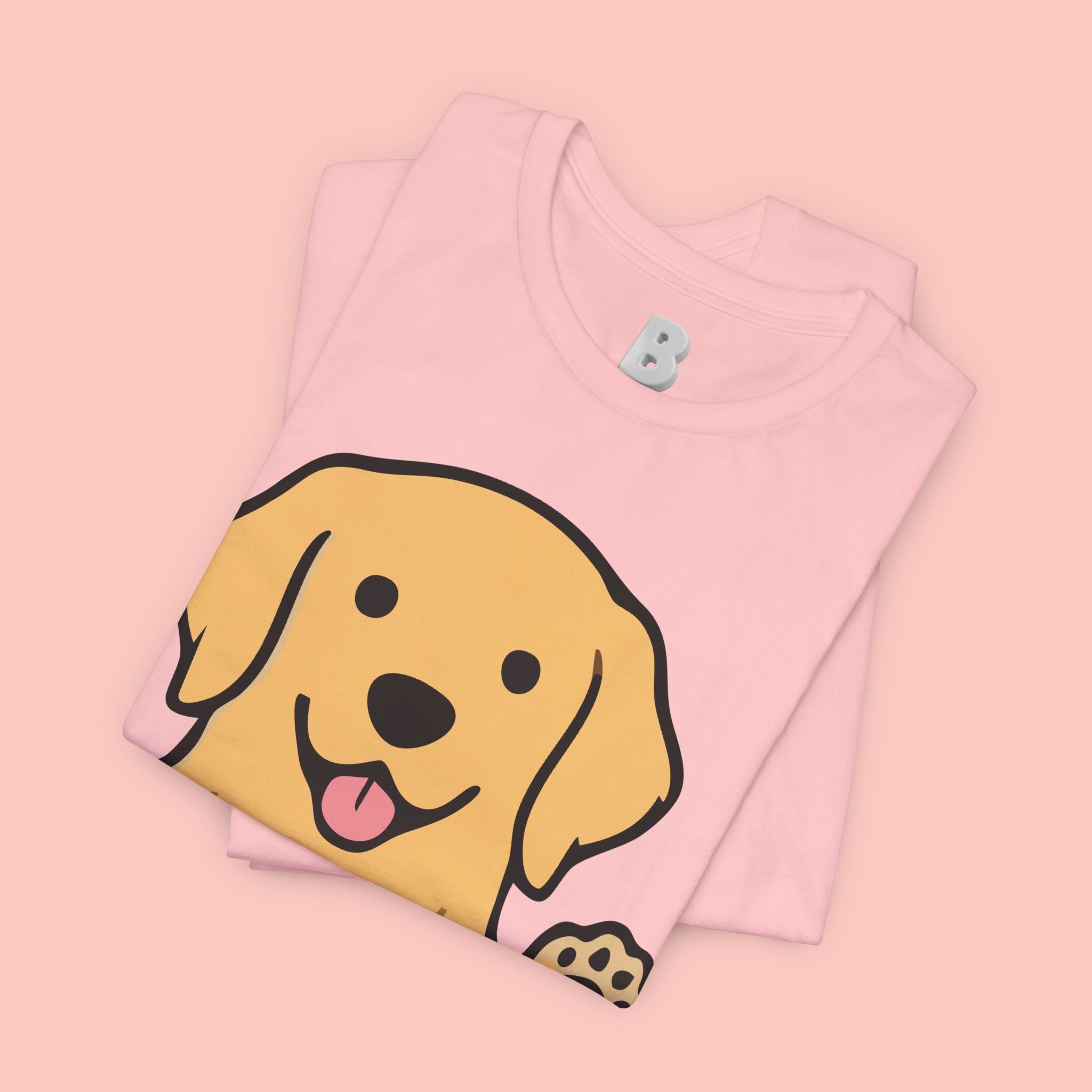 Love Your Dog Tee — Cute Golden Retriever Graphic T-Shirt