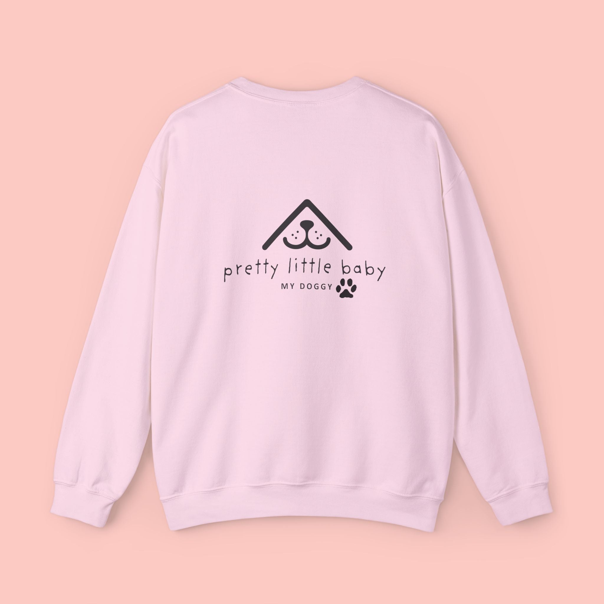 Crewneck Sweatshirt — "Pretty Little Baby" Puppy Face Design