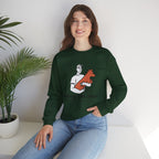 Crewneck Sweatshirt — “Marry the Man Who Loves Your Dog” Cute Pet Lover Graphic