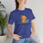 Zoom Meeting Approved Tee — Cute Puppy with Headset Laptop Graphic