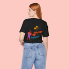T‑Shirt — "Always Happen" Graphic Tee with Woman & Thought Bubble