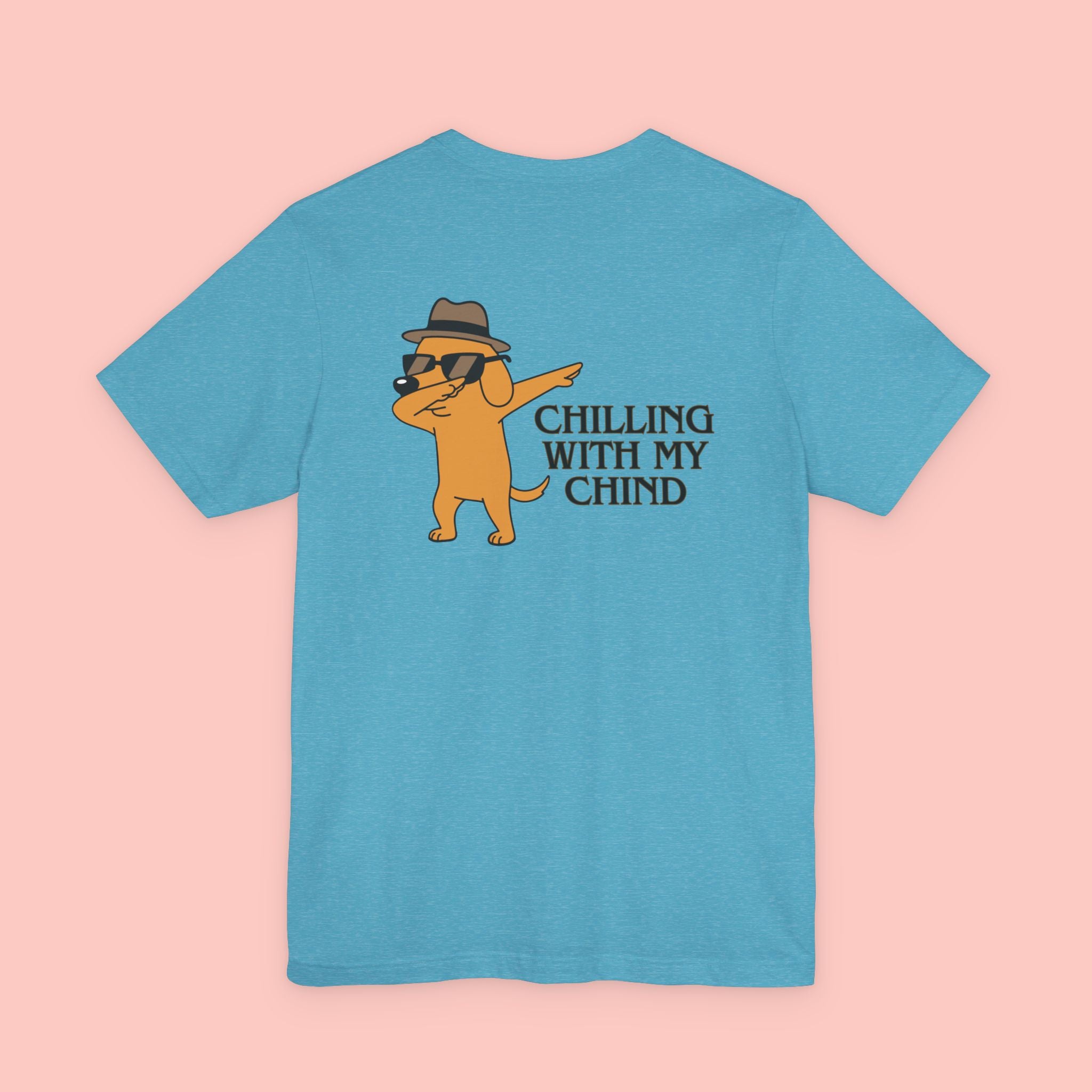 Chilling With My Chind Tee — Funny Dab Cat Graphic T-Shirt