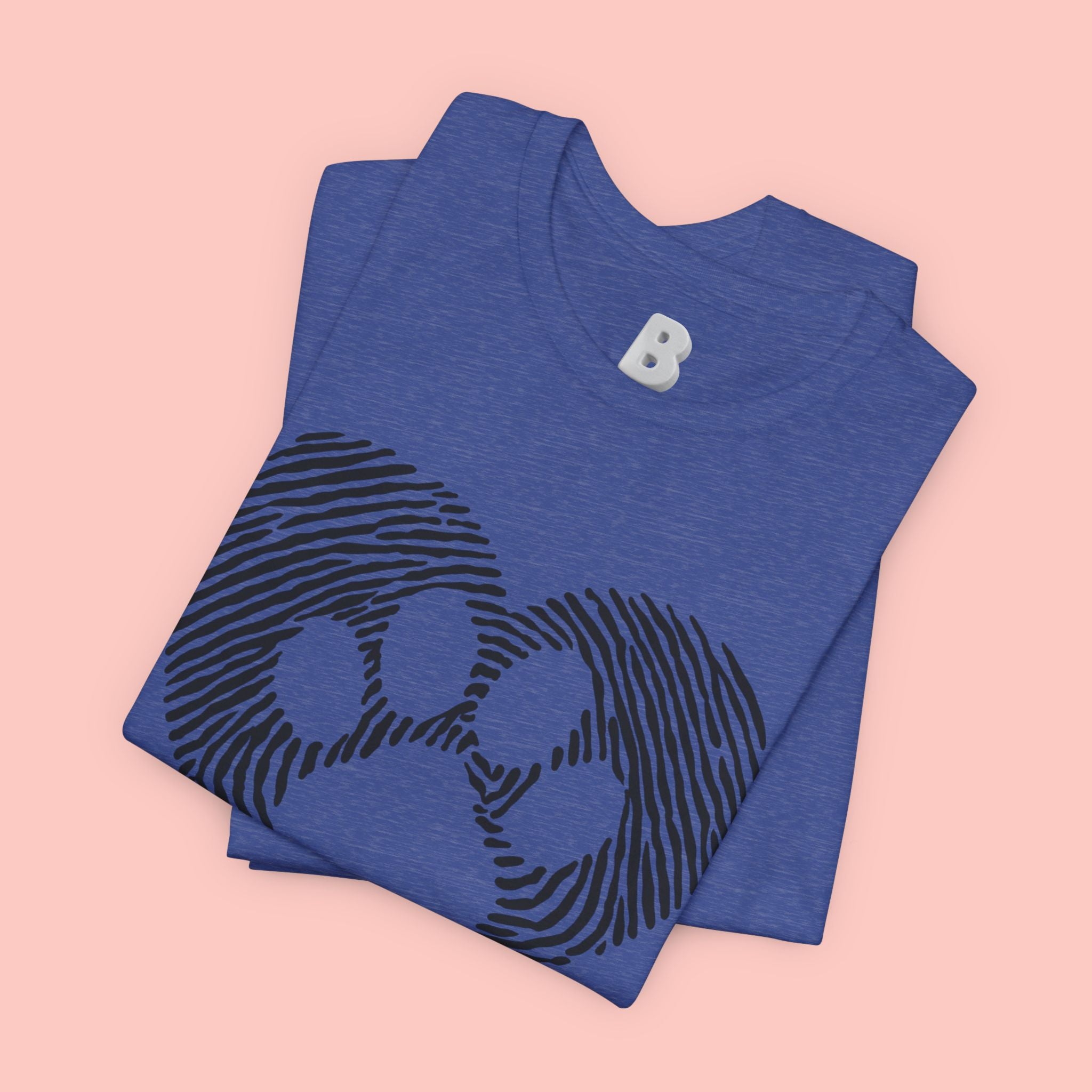 Fingerprint Heart Paw T-Shirt — Dog Paw Love Tee