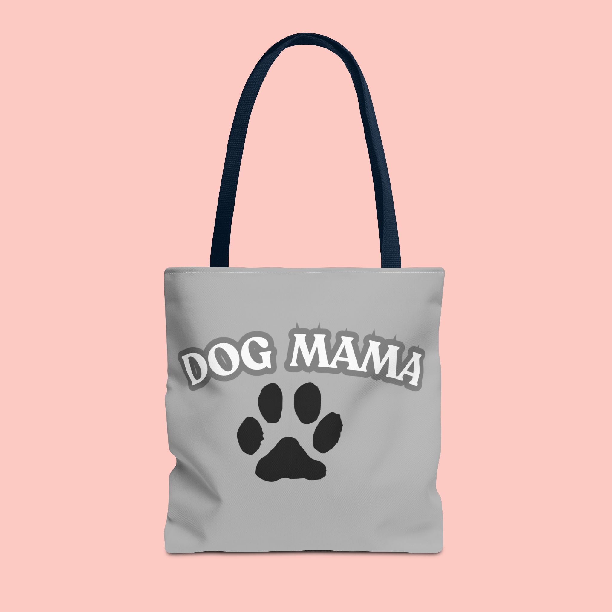Dog Mama Paw Print Tote Bag – Cute Pet Lover Gift
