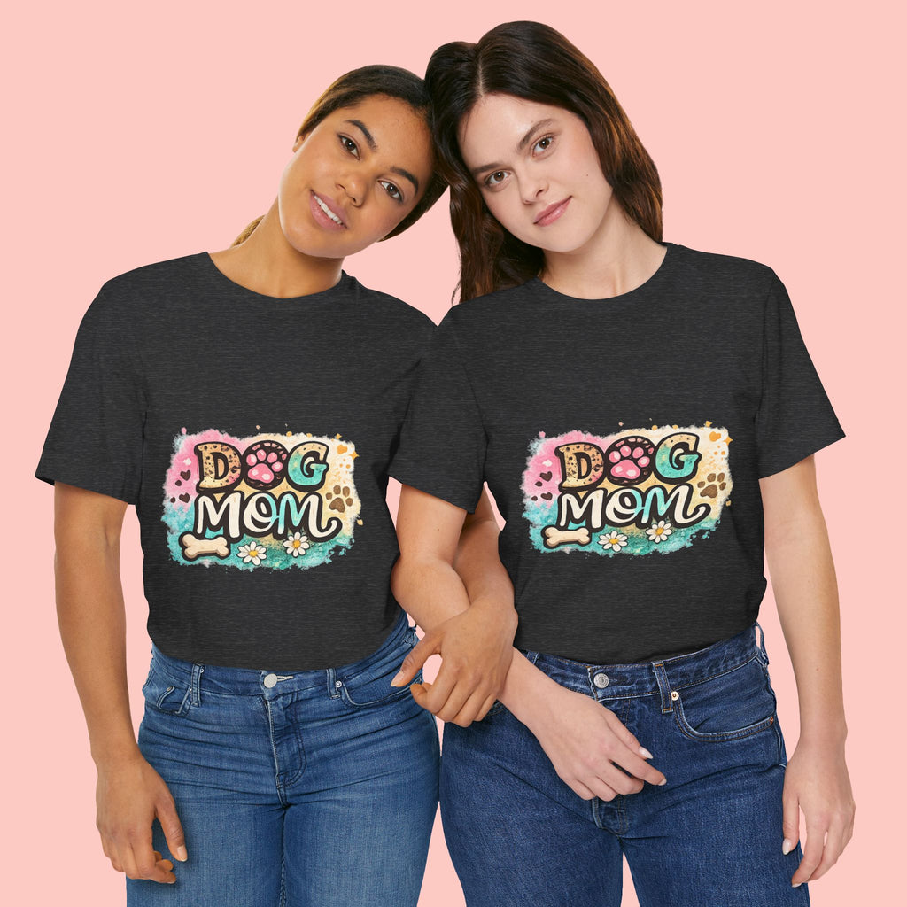 Dog Mom T-Shirt – Cute Paw Print Graphic Tee for Pet Lovers
