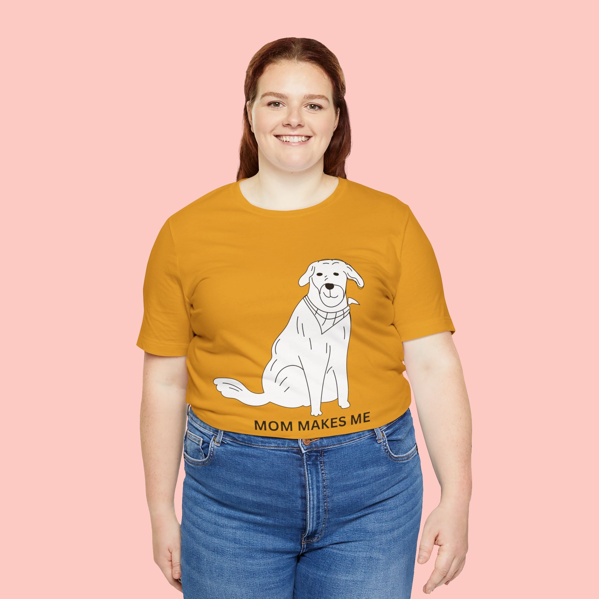 Mom Makes Me Happy Dog T-Shirt