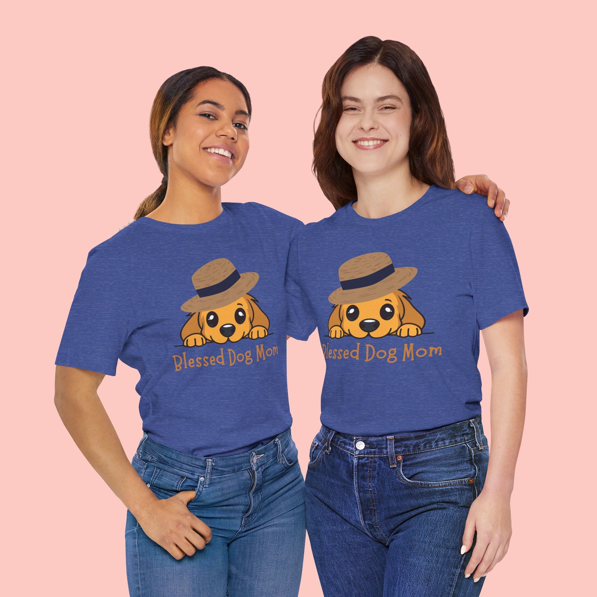 Blessed Dog Mom T-Shirt — Cute Puppy Graphic Tee for Dog Lovers
