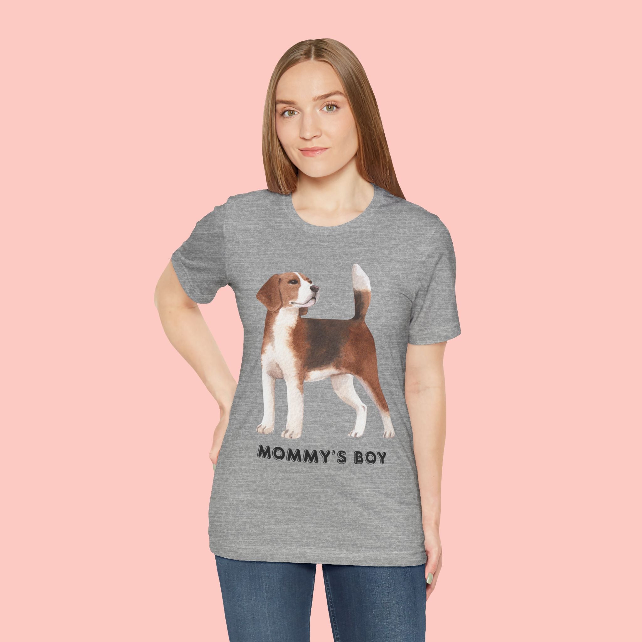 Mommy's Boy Beagle T-Shirt — Cute Dog Lover Tee