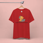 Zoom Meeting Approved Tee — Cute Puppy with Headset Laptop Graphic