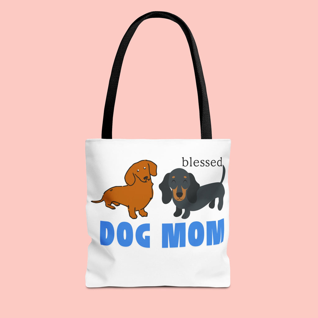 Dog Mom Tote Bag — Blessed Dachshund Design