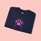Blessed Dog Mom Crewneck Sweatshirt — Pink Paw Memorial Pullover