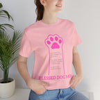 Blessed Dog Mom T-Shirt — Pink Paw Graphic Tee