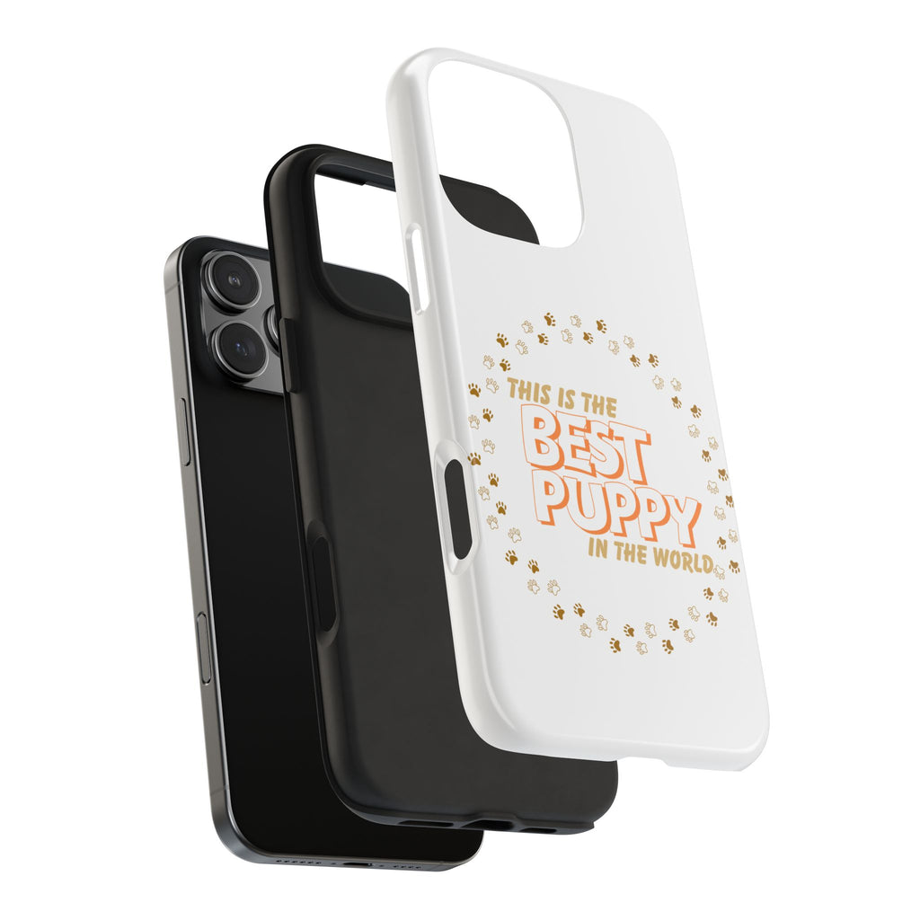 Best Puppy Phone Case — Cute Paw Print Tough Phone Case