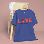 Dog Lover Tee - "LOVE My Dog > People" Paw Print Graphic T-Shirt