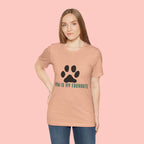 Paw Is My Favourite T‑Shirt — Dog Lover Paw Print Tee