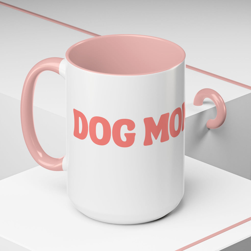 Mom Club Coffee Mug — Cute Paw Print Accent Mug for Dog Moms (11/15 oz)