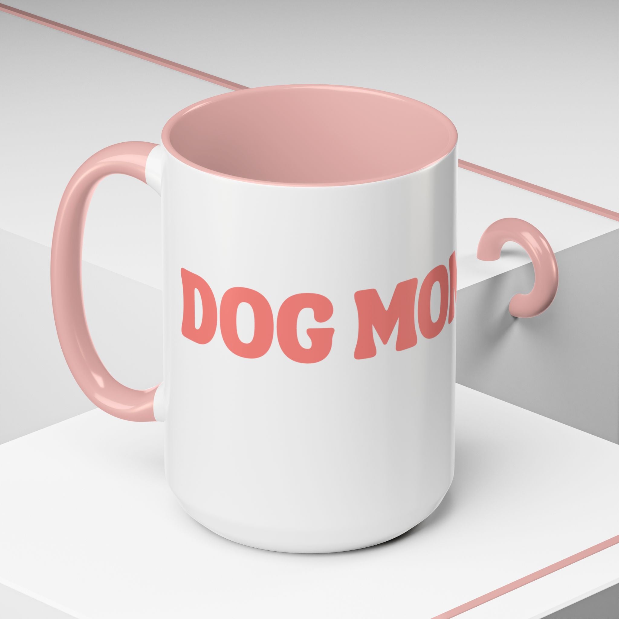 Mom Club Coffee Mug — Cute Paw Print Accent Mug for Dog Moms (11/15 oz)