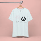 Two Paws, One Mom T-Shirt – Cute Dog Mom Paw Print Tee