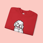Me & My Dog Cute Doodle Crewneck Sweatshirt