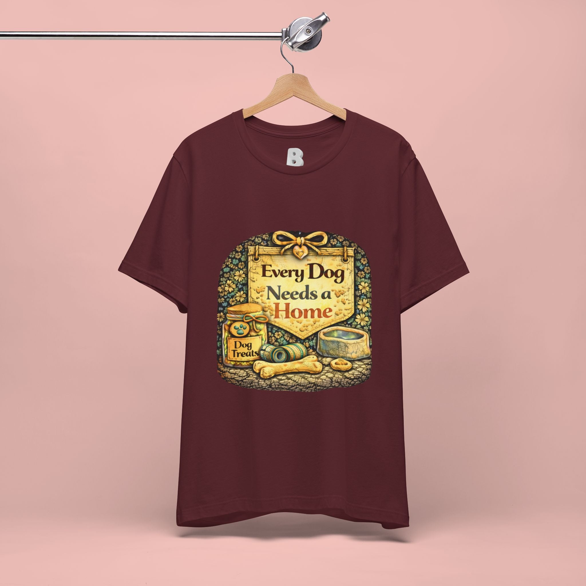 Dog Rescue Tee — "Every Dog Needs a Home" Shelter Support T-Shirt
