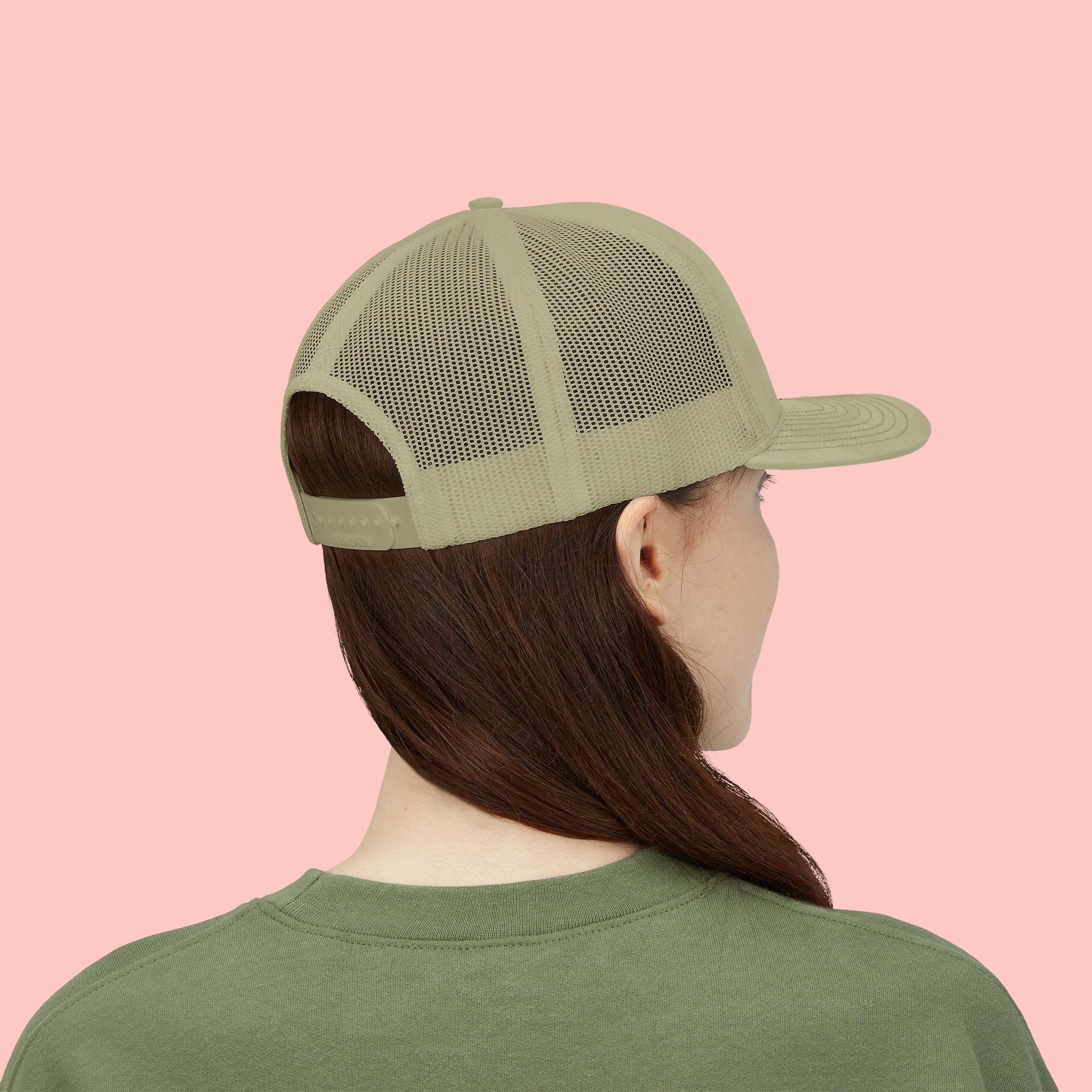 Dog Mom Trucker Cap — Rhinestone Lettering Snapback Hat