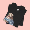 Cuddles Over Everything Tee — Boy Hugging Dog Animal Lover T-Shirt