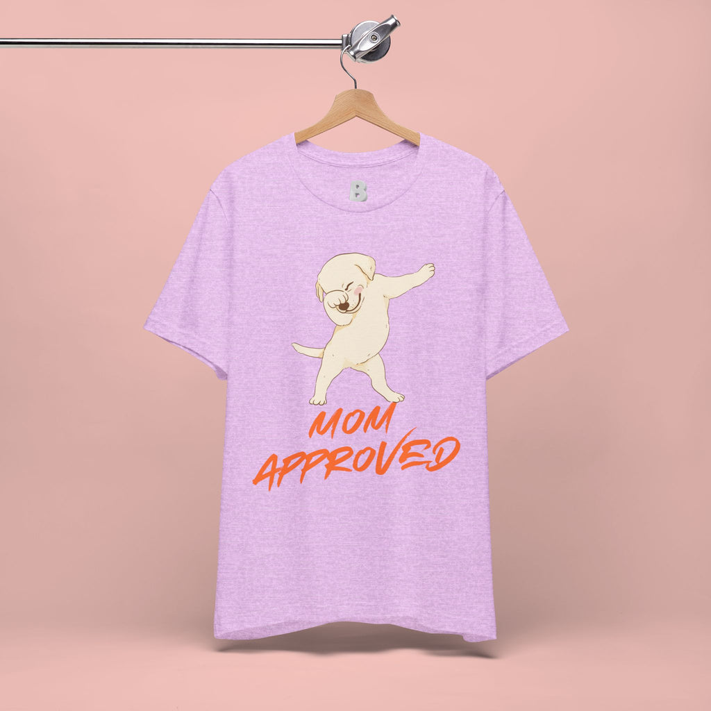 Mom Approved Tee — Dab Dog Graphic T‑Shirt