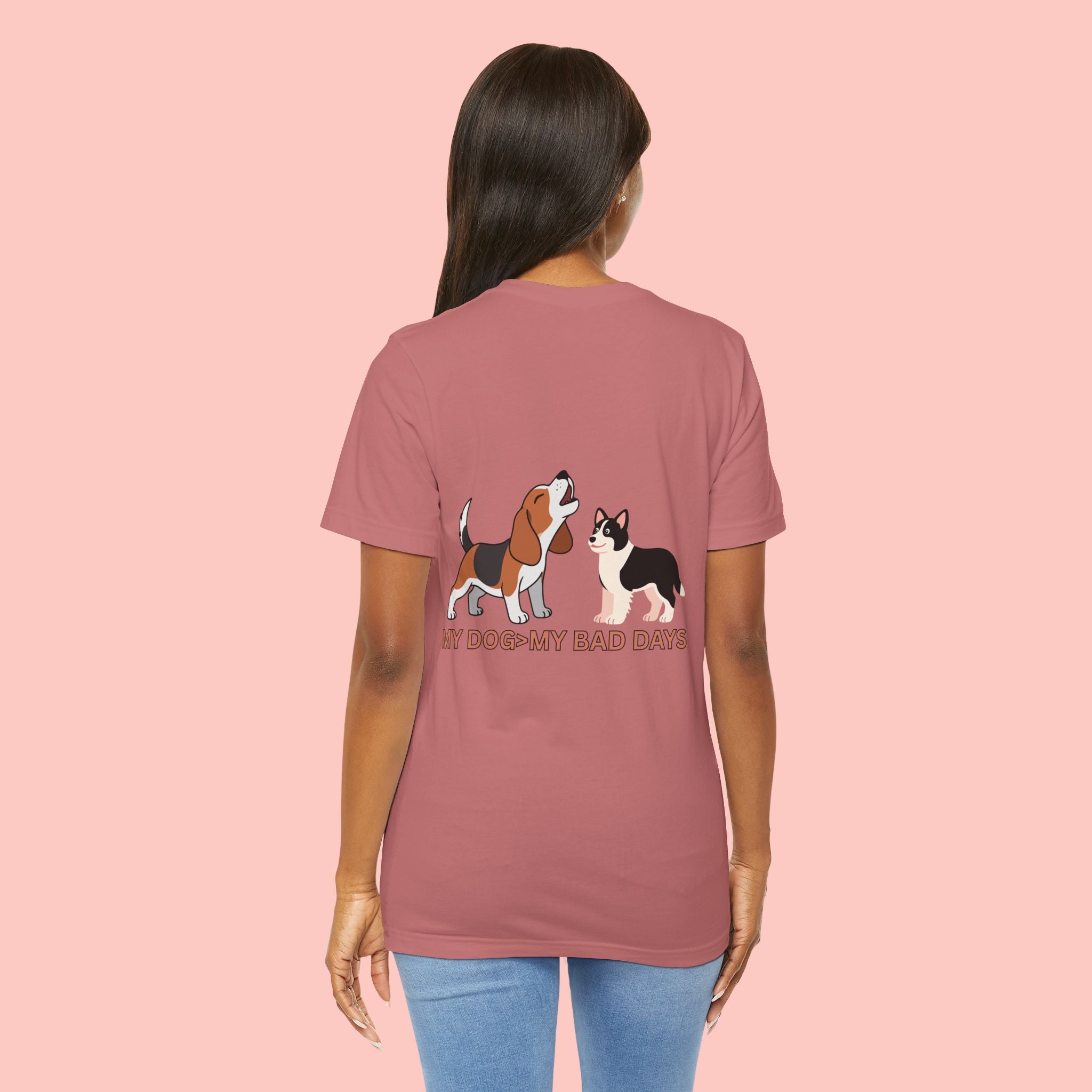 My Dog > My Bad Days T‑Shirt — Cute Dog & Cat Graphic Tee