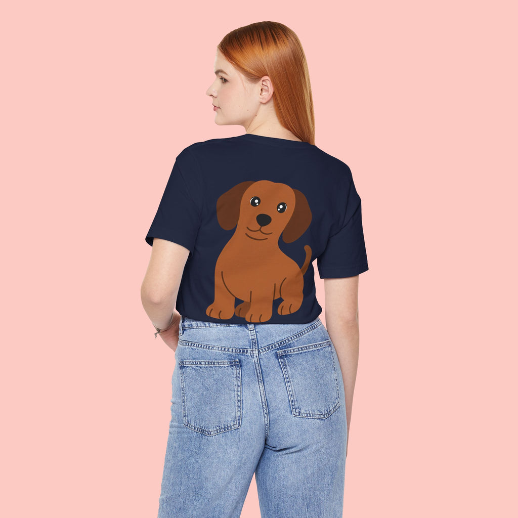 Dachshund Graphic Tee - Cute Brown Sausage Dog T-Shirt