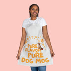 Dog Mom Apron – “Pure Flavor Pure Dog Mom” Paw-Print Kitchen Apron