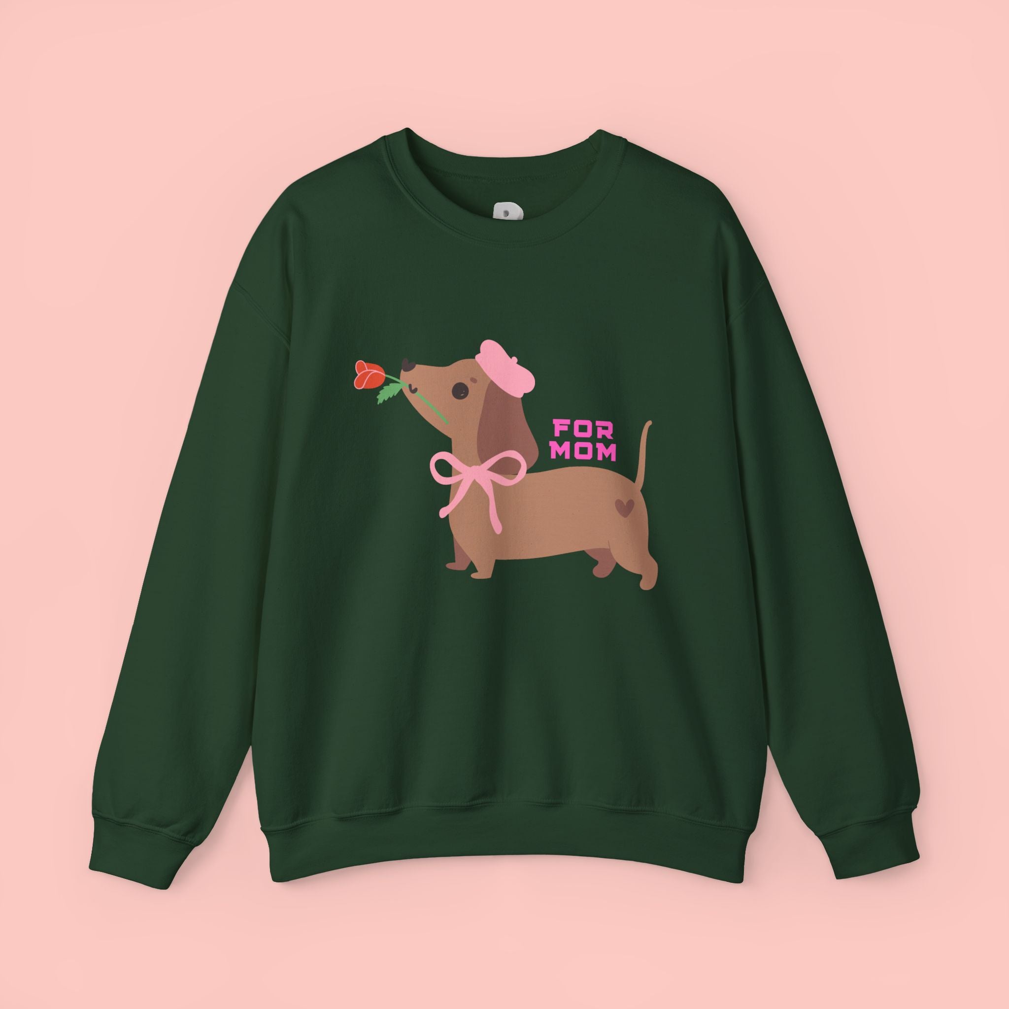 Dachshund 'For Mom' Crewneck Sweatshirt – Cute Dog Mom Gift