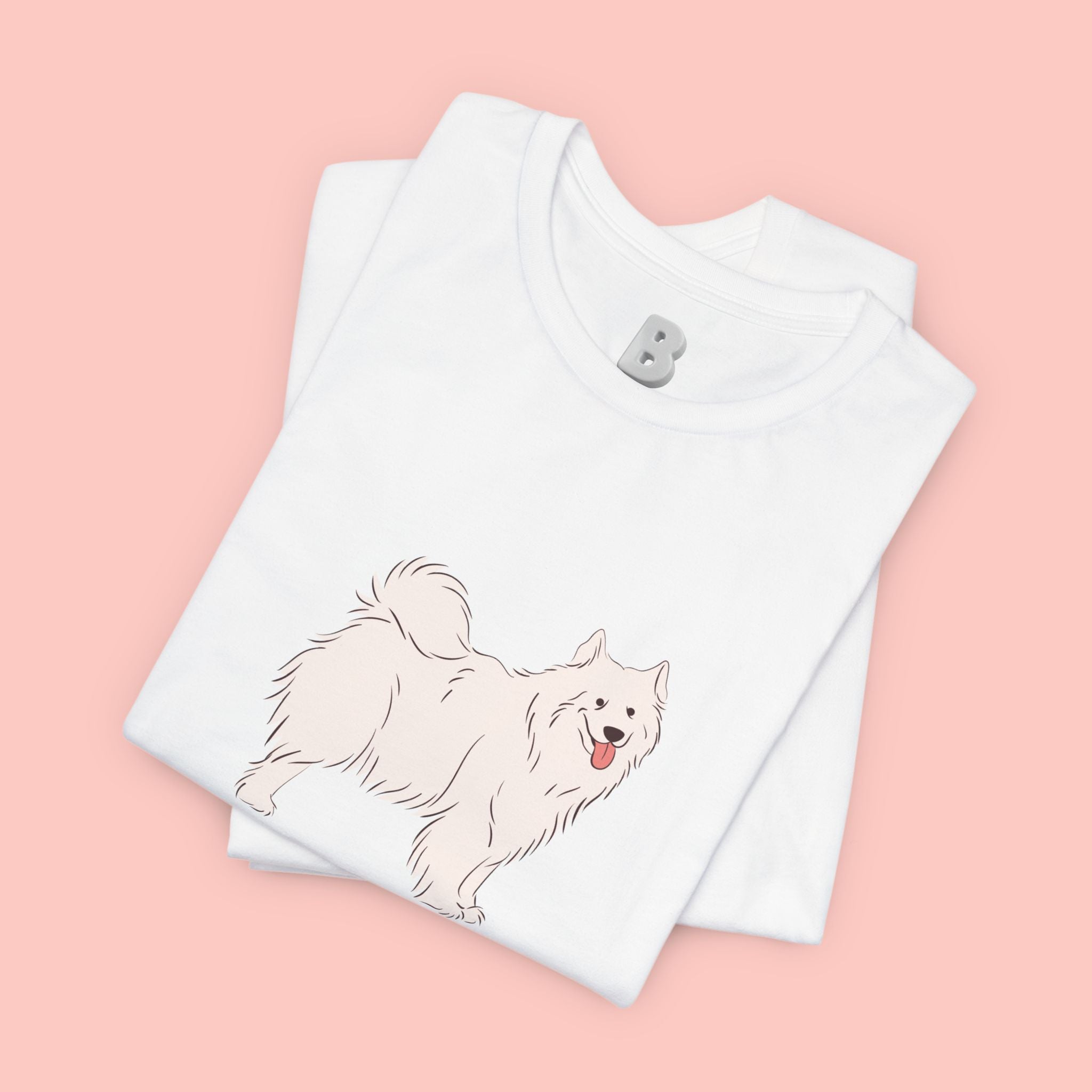 My Cute Paw Samoyed T‑Shirt — Cute Dog Graphic Tee for Pet Lovers