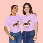 Dog Mom T‑Shirt — Cute Basset Hound I Love My Dog Mom Tee