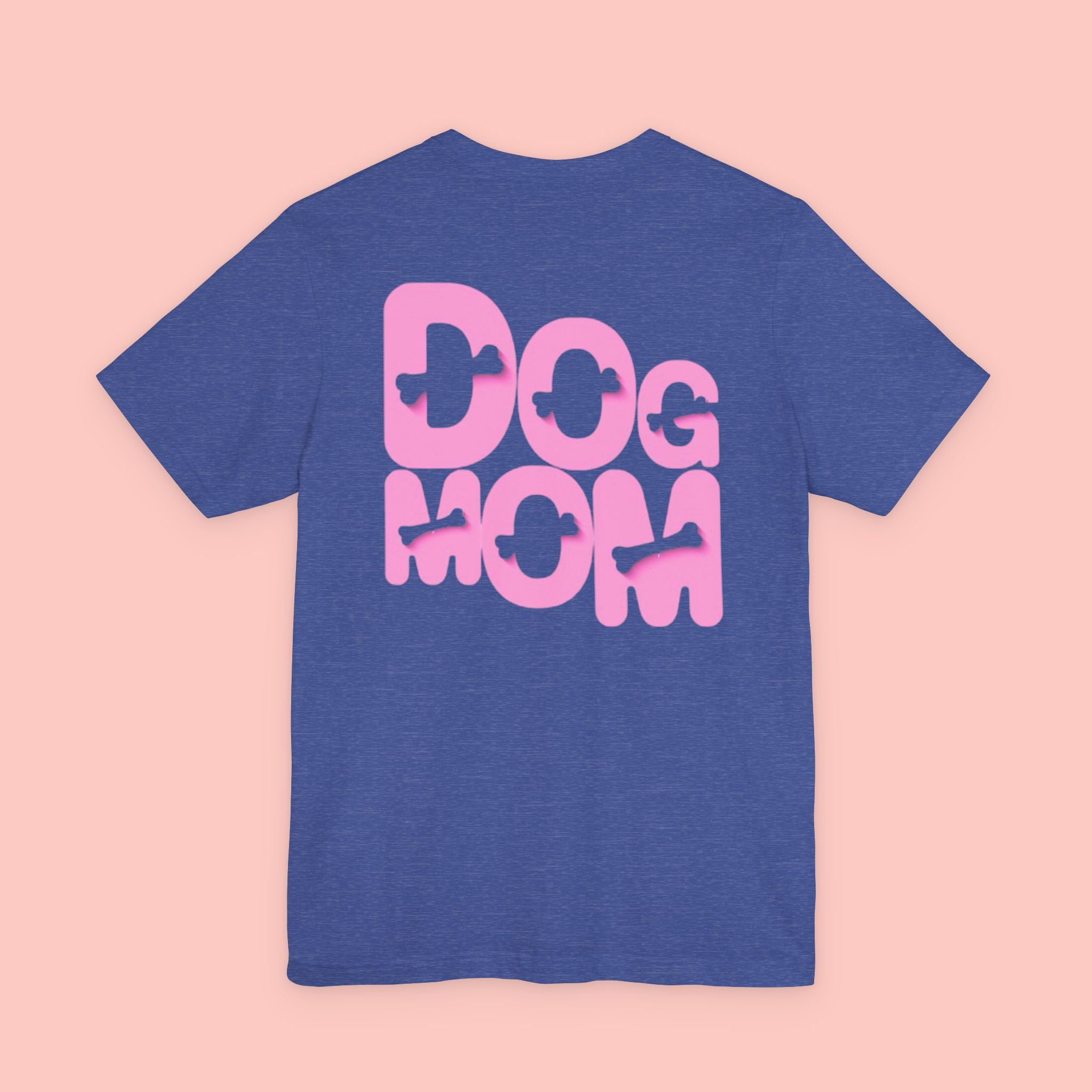 Dog Mom T-Shirt — Retro Pink Graphic Tee for Pet Lovers