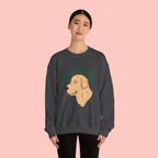 Dog Mama Crewneck Sweatshirt – Cute Golden Retriever Design