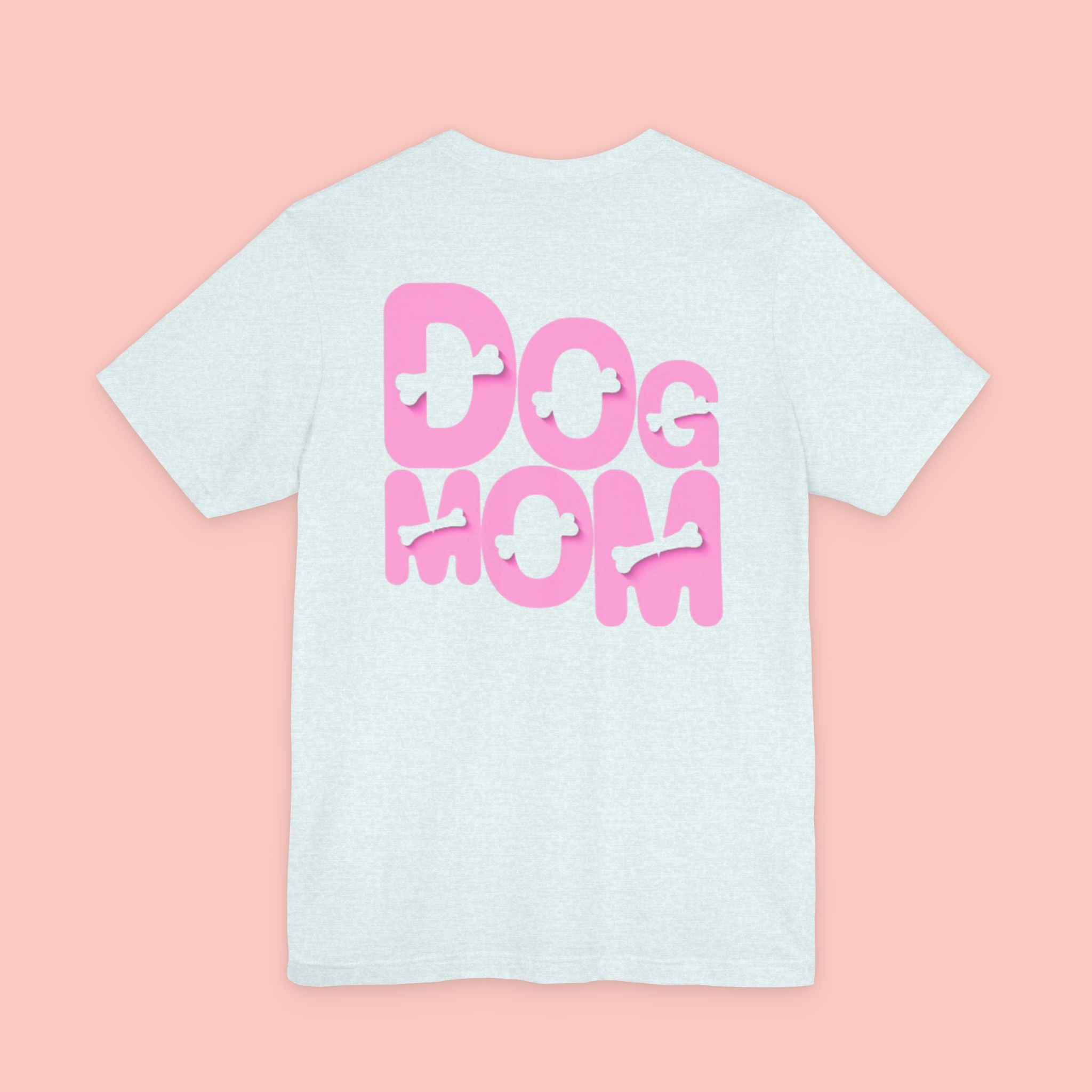 Dog Mom T-Shirt — Retro Pink Graphic Tee for Pet Lovers