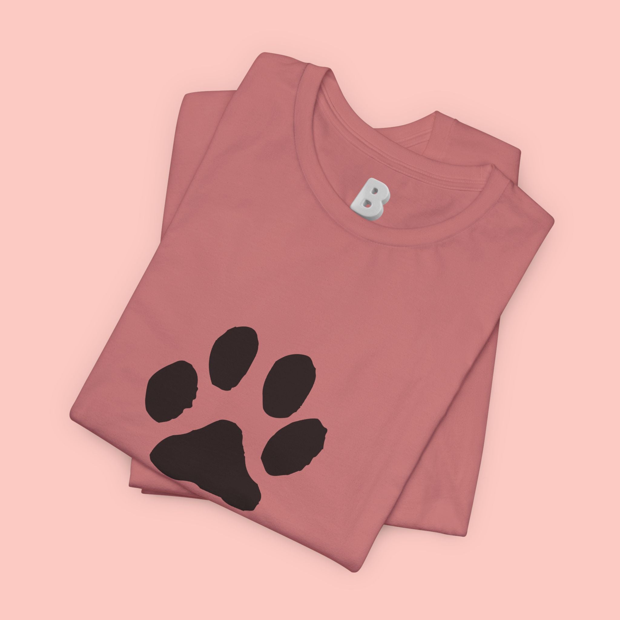 Paw Is My Favourite T‑Shirt — Dog Lover Paw Print Tee